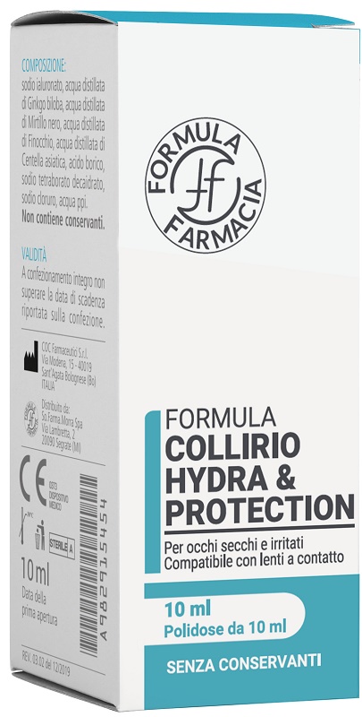 FORMULA COLLIRIO HYDRA&PROTECT SENZA CONSERVANTI 10 ML - Farmafamily.it