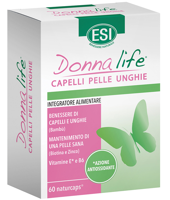 ESI DONNA LIFE CAPELLI PELLE UNGHIE 60 NATURCAPS - Farmafamily.it