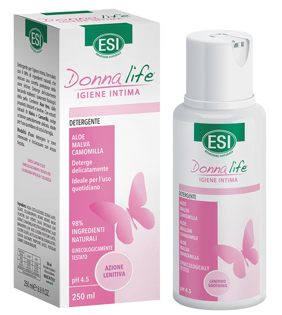 ESI DONNA LIFE DETERGENTE INTIMO LENITIVO 250 ML - Farmafamily.it