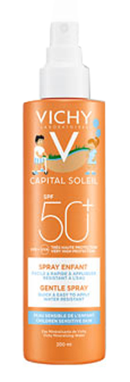 CAPITAL SOLEIL SPRAY KID WATER RESIST 50+ 200 ML - Farmafamily.it