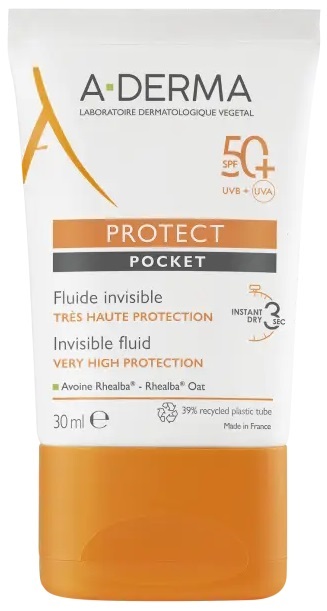 ADERMA A-D PROTECT FLUIDO POCKET SPF 50+ 30 ML - Farmafamily.it