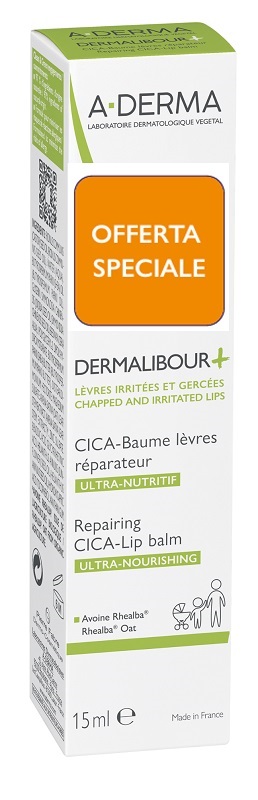 DERMALIBOUR + CICA BALSAMO LABBRA 15 ML - Farmafamily.it
