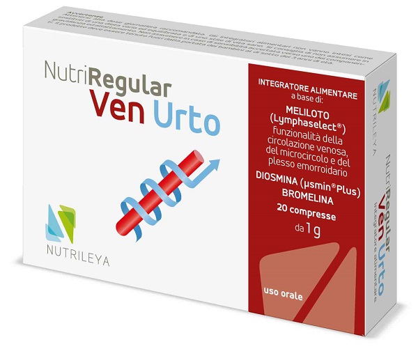 NUTRIREGULAR VEN URTO 20 COMPRESSE - Farmafamily.it