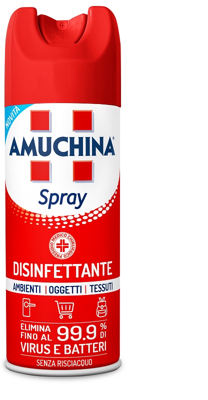 AMUCHINA SPRAY AMBIENTI OGGETTI TESSUTI 400 ML - Farmafamily.it