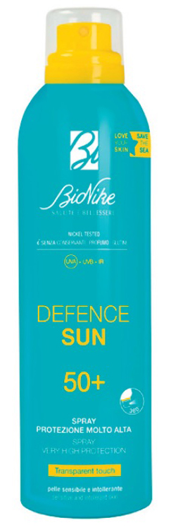 DEFENCE SUN SPRAY TRANSPARENT TOUCH 50+ 200 ML - Farmafamily.it