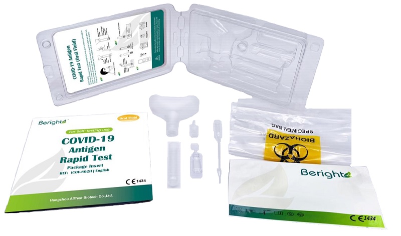 ALLTEST COVID-19 ANTIGEN RAPID SELFTEST ORAL FLUID CASSETTE 1 PEZZO - Farmafamily.it