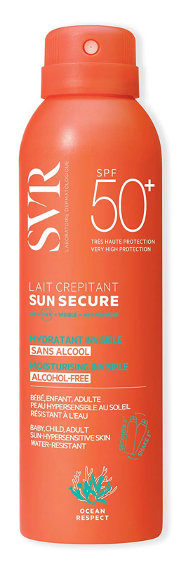 SUN SECURE LAIT CREPITANT SPF50+ 200 ML - Farmafamily.it