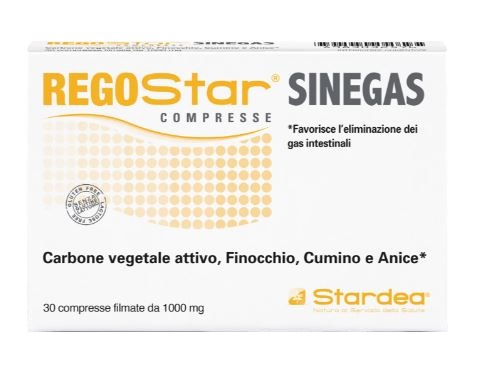 REGOSTAR SINEGAS 30 COMPRESSE - Farmafamily.it