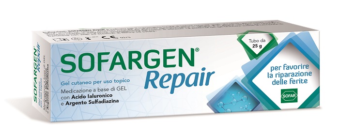 MEDICAZIONE SOFARGEN GEL ACIDO IALURONICO E ARGENTO SULFADIAZINA TUBETTO 25 G - Farmafamily.it