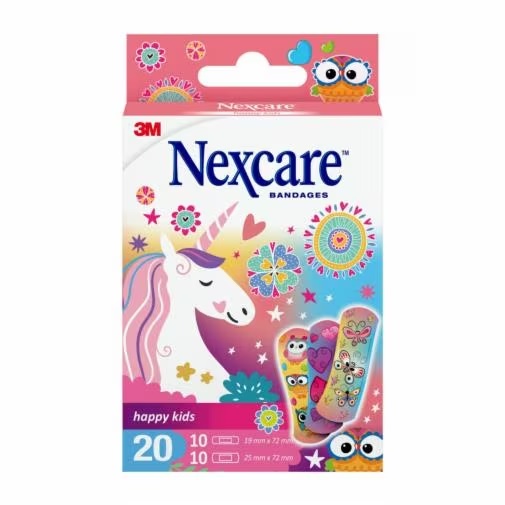 CEROTTO NEXCARE HAPPY KIDS MAGIC BAMBINE 20 PEZZI - Farmafamily.it