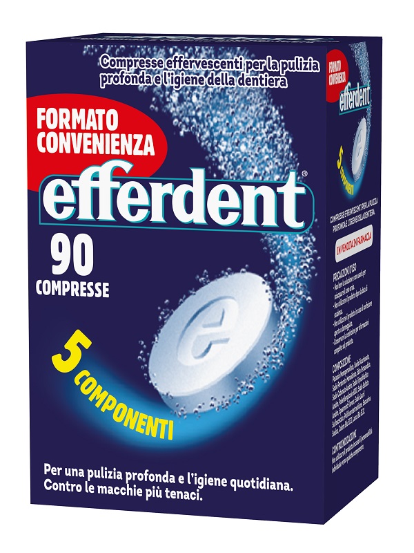 EFFERDENT 90 COMPRESSE EFFERVESCENTI - Farmafamily.it