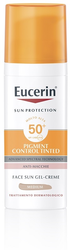 EUCERIN SUN PIGMENT CONTROL TINTED SPF50+ MEDIUM 50 ML - Farmafamily.it