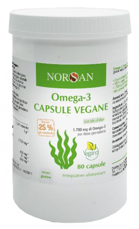NORSAN OMEGA 3 VEGANO 80 CAPSULE - Farmafamily.it