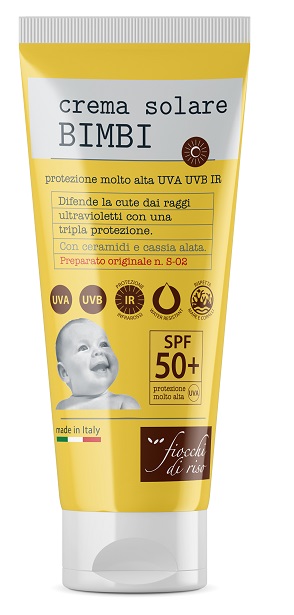 FIOCCHI DI RISO CREMA SOLARE BIMBI 50+ 100 ML - Farmafamily.it