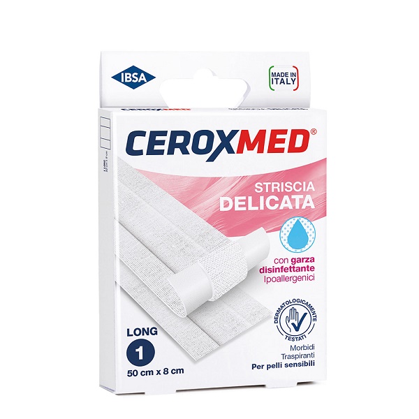 STRISCIA CEROXMED DELICATA 50X8 CM 1 PEZZO - Farmafamily.it