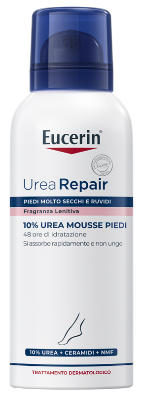 EUCERIN UREAREPAIR PLUS MOUSSE PIEDI 10% UREA 150 ML - Farmafamily.it