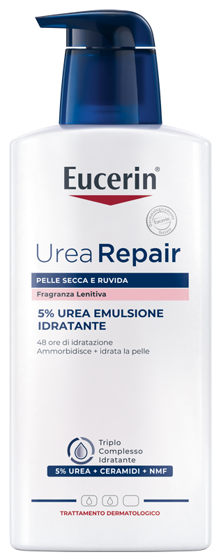 EUCERIN UREAREPAIR 5% EMULSIONE IDRATANTE PROFUMATA 400 ML - Farmafamily.it