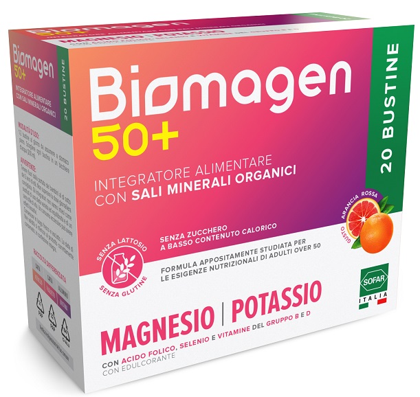 BIOMAGEN 50+ SENZA ZUCCHERI 20 BUSTINE - Farmafamily.it