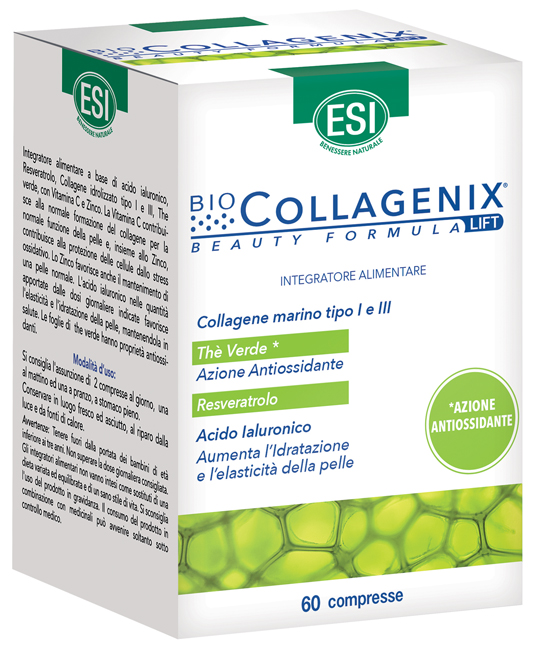 ESI BIOCOLLAGENIX ANTIOSSIDANTE 60 COMPRESSE - Farmafamily.it