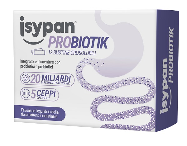 ISYPAN PROBIOTIK 12 BUSTINE OROSOLUBILI - Farmafamily.it