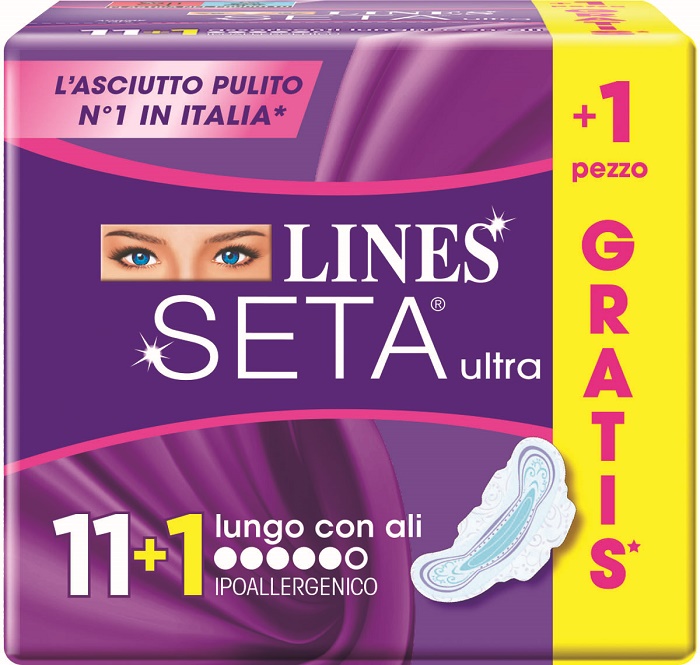 LINES SETA ULTRA LUNGO ALI CP 11+1 GRATIS - Farmafamily.it