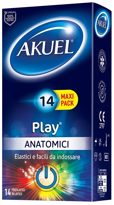 PROFILATTICO AKUEL PLAY ANATOMICO 14 PEZZI - Farmafamily.it