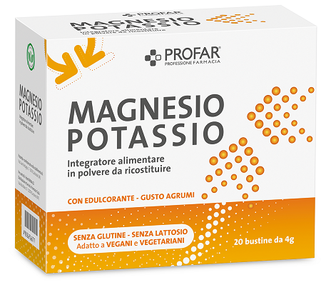 PROFAR MAGNESIO POTASSIO AGRUMI 40 BUSTE - Farmafamily.it