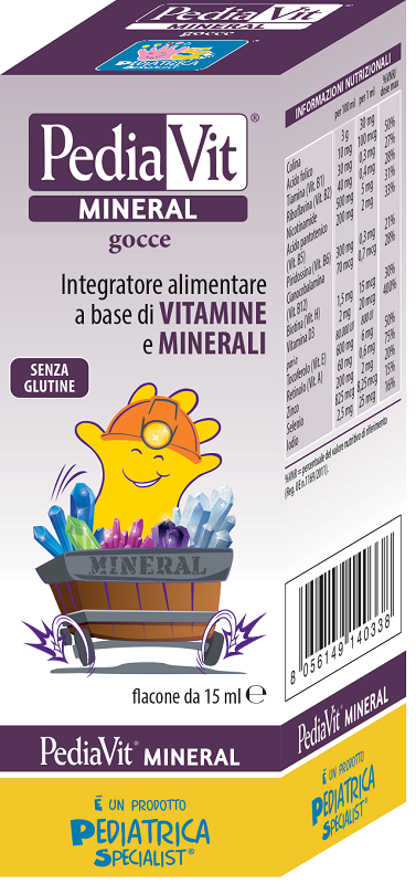 PEDIAVIT MINERAL GOCCE 15 ML - Farmafamily.it