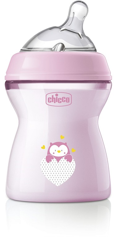 CHICCO BIBERON NAT FEEL PP 2M+ 250 ML BIMBA - Farmafamily.it