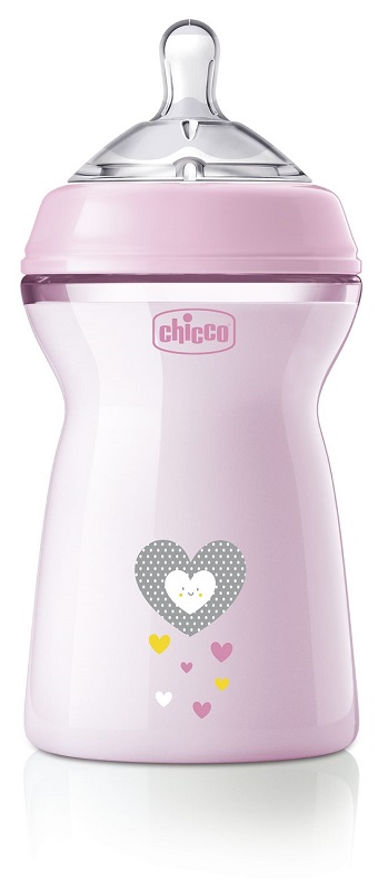 CHICCO BIBERON NAT FEEL PP 6M+ 330 ML BIMBA - Farmafamily.it