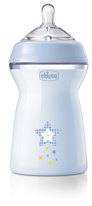 CHICCO BIBERON NAT FEEL PP 6M+ 330 ML BIMBO - Farmafamily.it