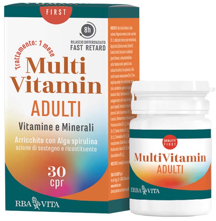 MULTI VITAMIN ADULTI 30 COMPRESSE - Farmafamily.it