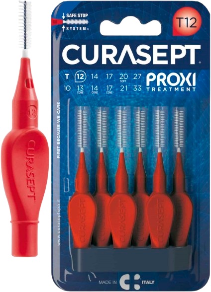 CURASEPT PROXI T12 ROSSO/RED 6 PEZZI - Farmafamily.it