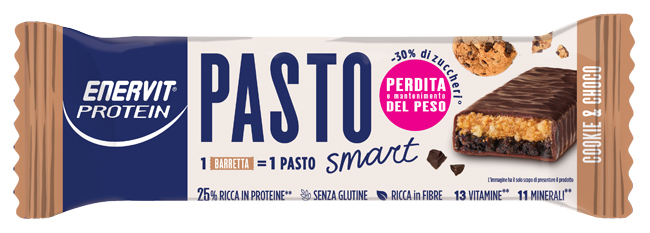 ENERVIT PROTEIN PASTO SOSTITUTIVO COOKIE CHOKO 55 G - Farmafamily.it