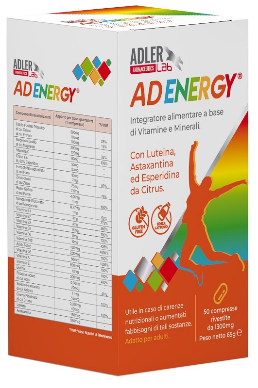 ADENERGY 50 COMPRESSE - Farmafamily.it