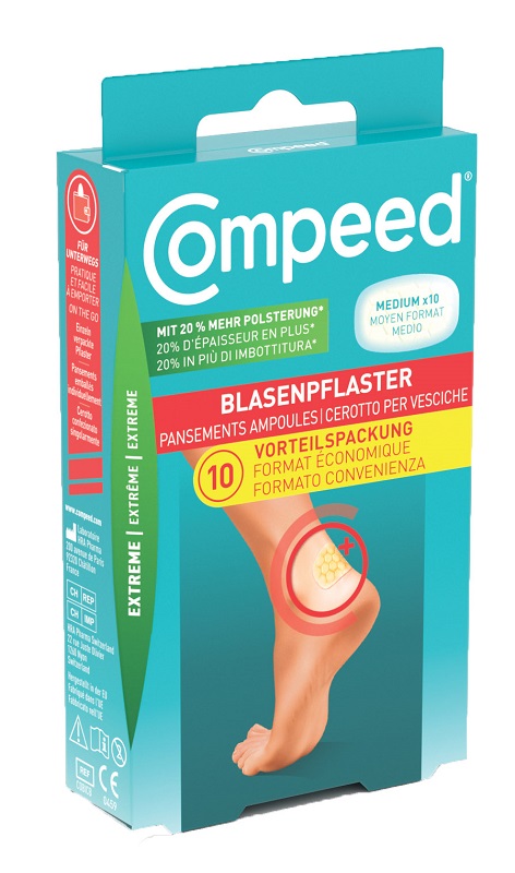 CEROTTI COMPEED PER VESCICHE MEDIO EXTREME 10 PEZZI - Farmafamily.it