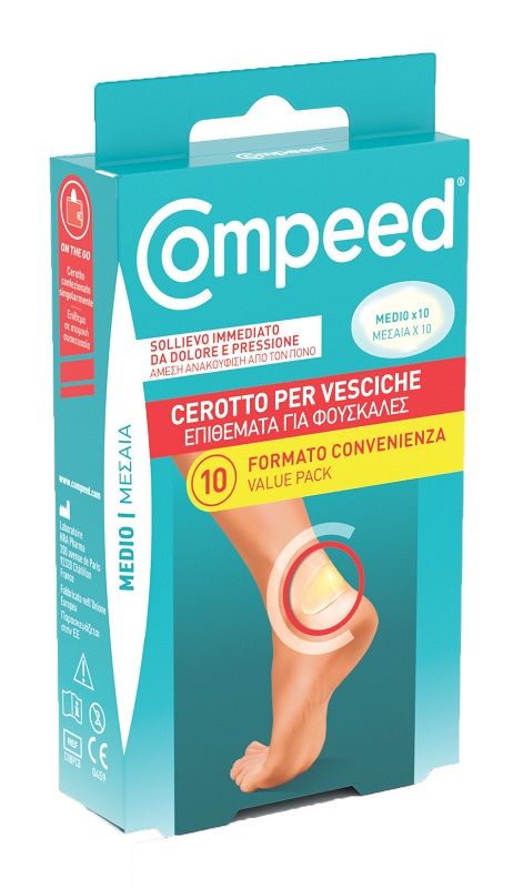 CEROTTI COMPEED PER VESCICHE MEDIO 10 PEZZI CARTON - Farmafamily.it