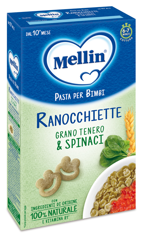 MELLIN RANOCCHIETTE CON SPINACI 280 G - Farmafamily.it