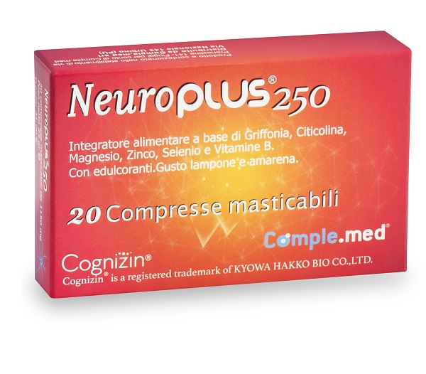 NEUROPLUS 250 20 COMPRESSE MASTICABILI - Farmafamily.it