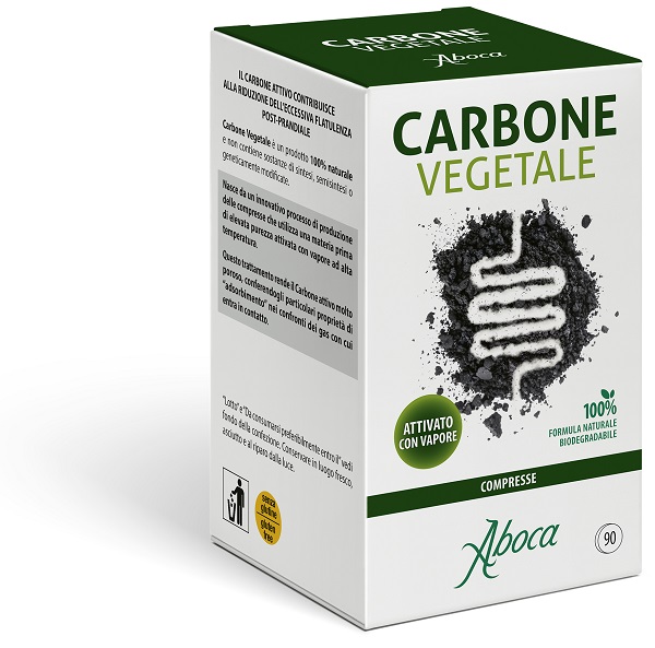 CARBONE VEGETALE 90 COMPRESSE - Farmafamily.it