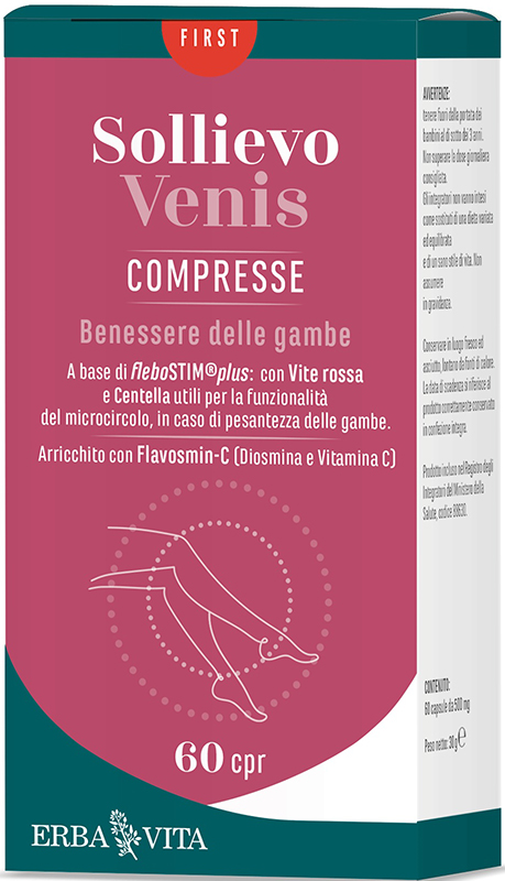 SOLLIEVO VENIS 60 COMPRESSE - Farmafamily.it