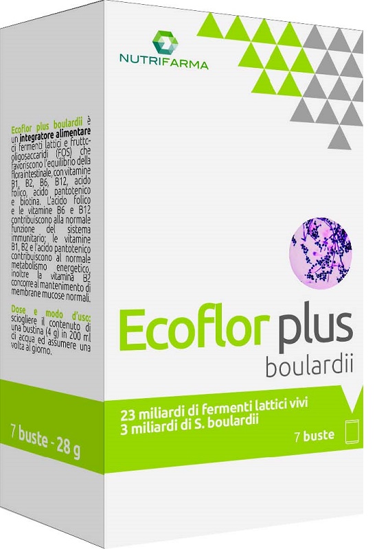 ECOFLOR PLUS BOULARDII 7 BUSTINE - Farmafamily.it