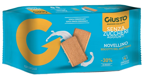 GIUSTO SENZA ZUCCHERO BISCOTTI MATTINO 350 G - Farmafamily.it