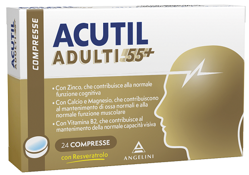 ACUTIL ADULTI 55+ 24 COMPRESSE IT - Farmafamily.it