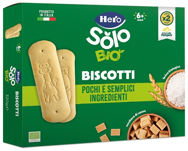 HERO BABY SOLO BISCOTTO SOLUBILE 8X40 G - Farmafamily.it