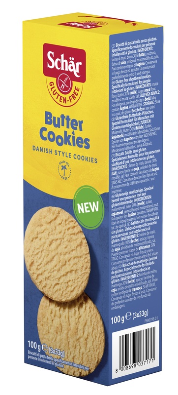 SCHAR BUTTER COOKIES 100 G - Farmafamily.it