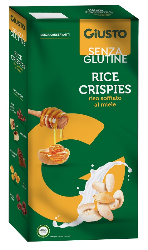 GIUSTO SENZA GLUTINE RICE CRISPIES 250 G - Farmafamily.it