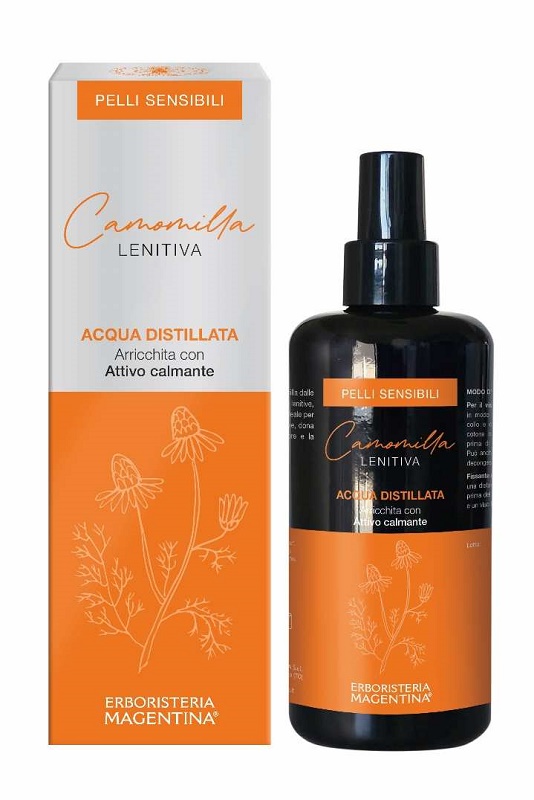ACQUA DISTILLATA ARRICCHITA CAMOMILLA LENITIVA PELLI SENSIBILI 200 ML - Farmafamily.it