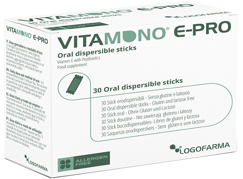 VITAMONO E-PRO 30 STICK ORODISPERSIBILI DA 1,1 G - Farmafamily.it