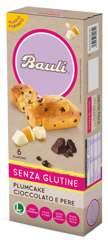 BAULI PLUMCAKE CIOCCOLATO-PERE 6X35 G - Farmafamily.it